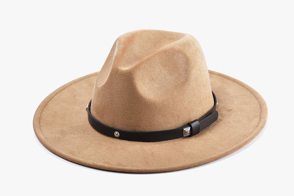 Wynn Faux Suede Fedora