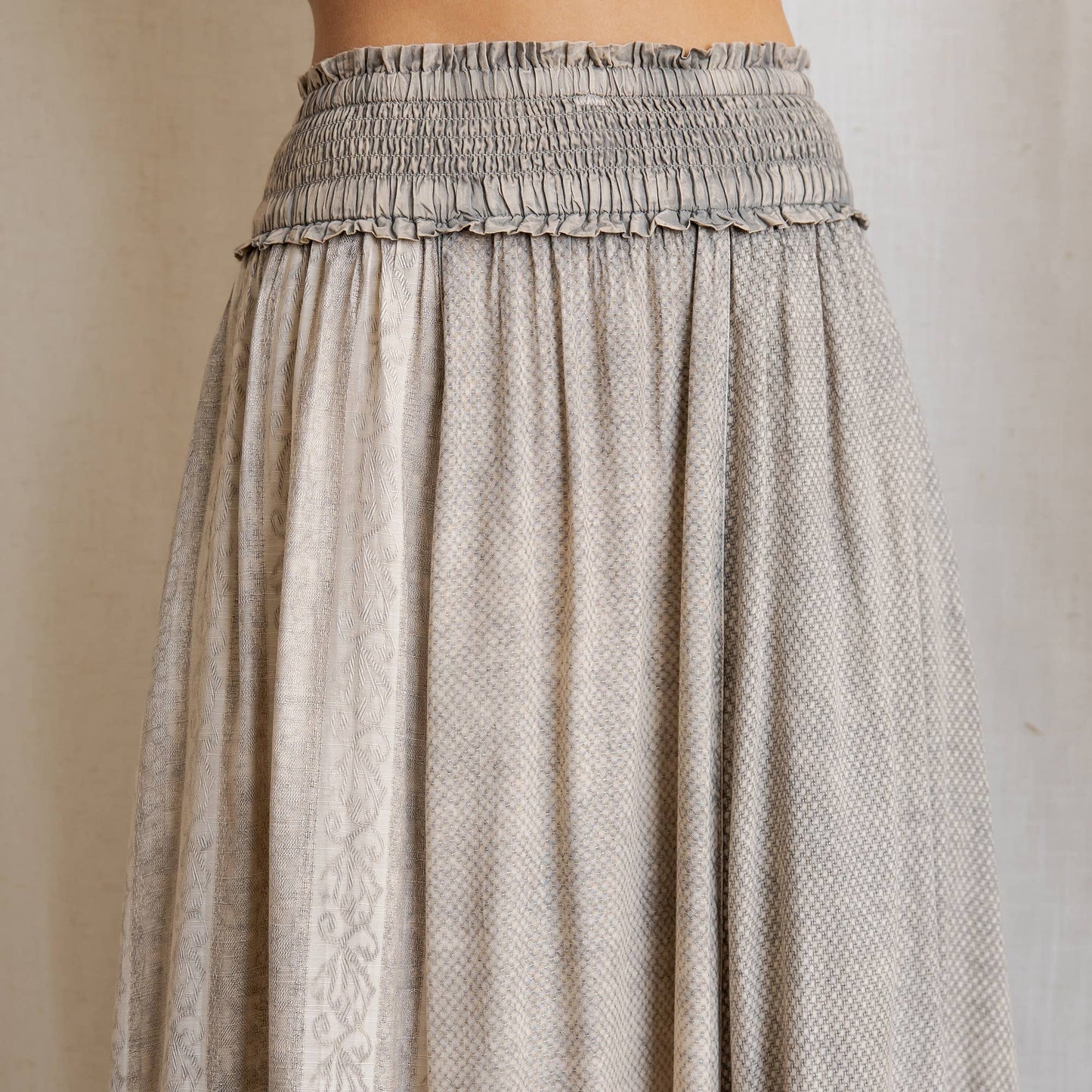 Ruffled Tiered Maxi Skirt