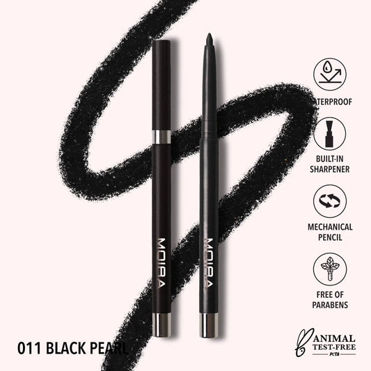 Moira Cosmetics - Statement Shimmer Liner (011, Black Pearl)