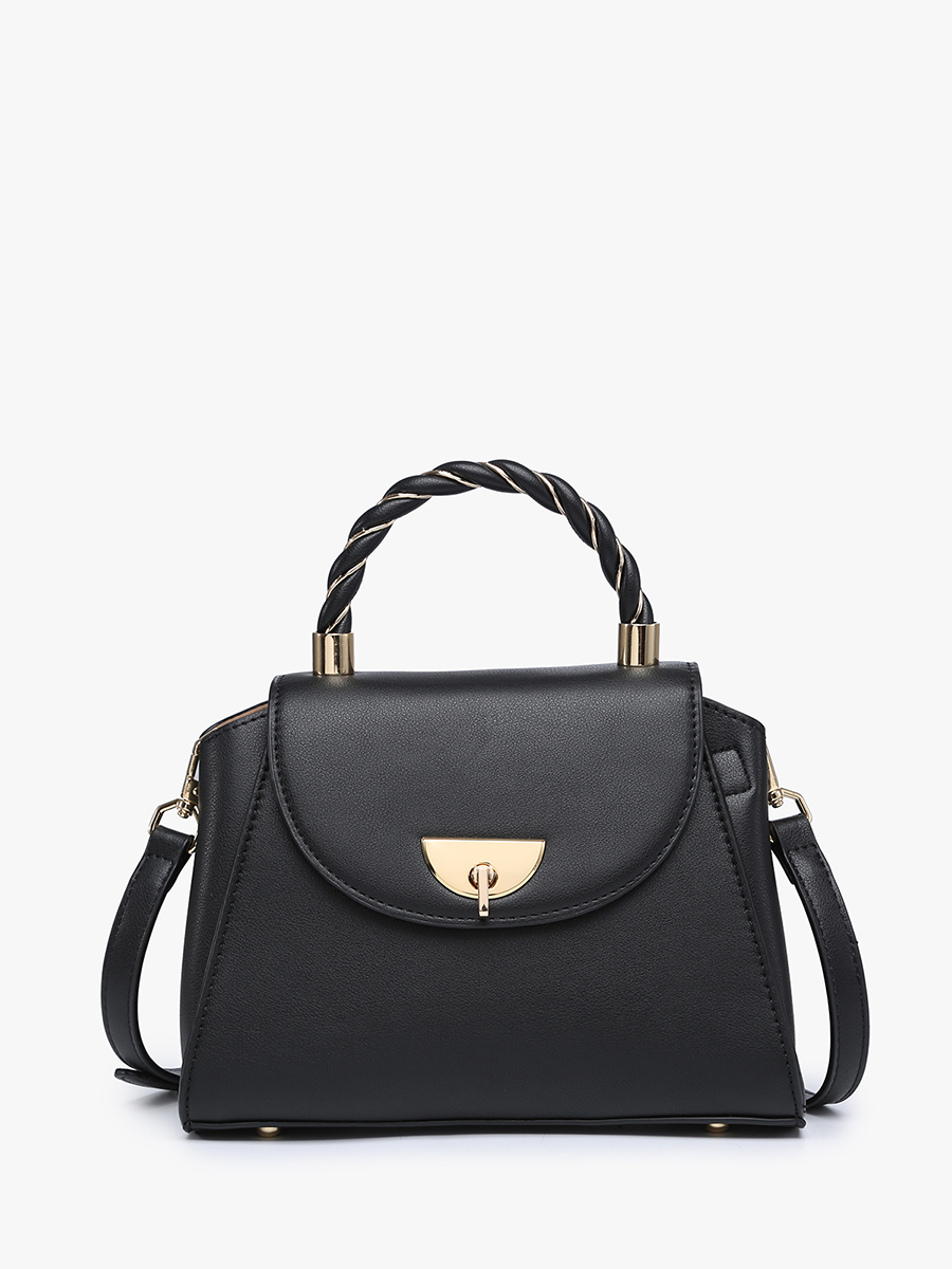 Clarke Twist Lock Small Satchel