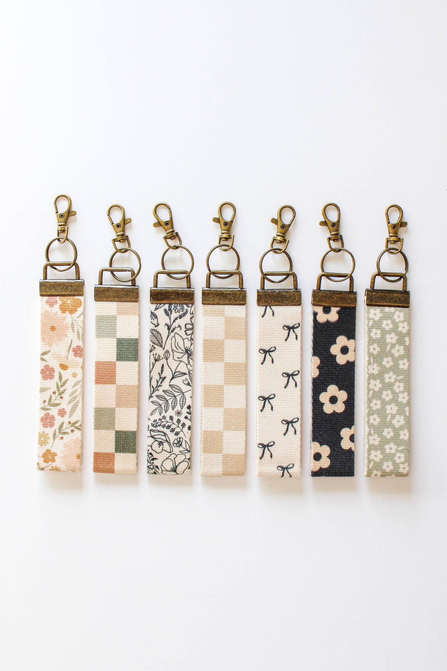 Canvas Wristlet Keychain