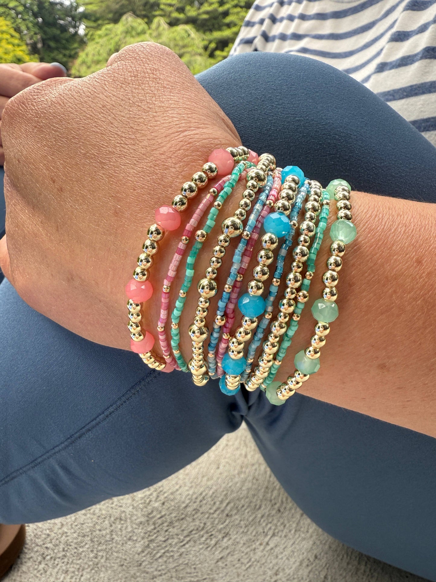 Gold Stretch Bracelet