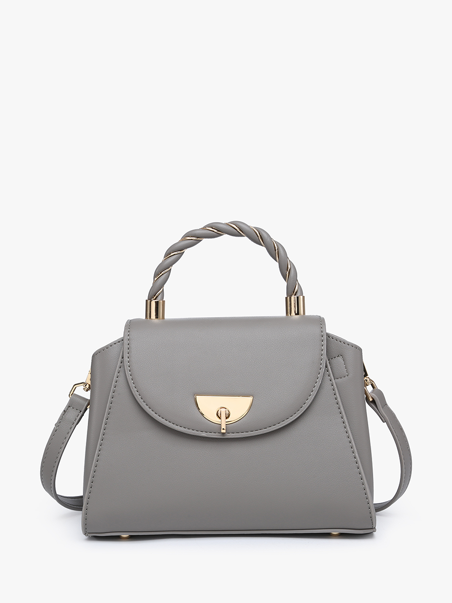 Clarke Twist Lock Small Satchel