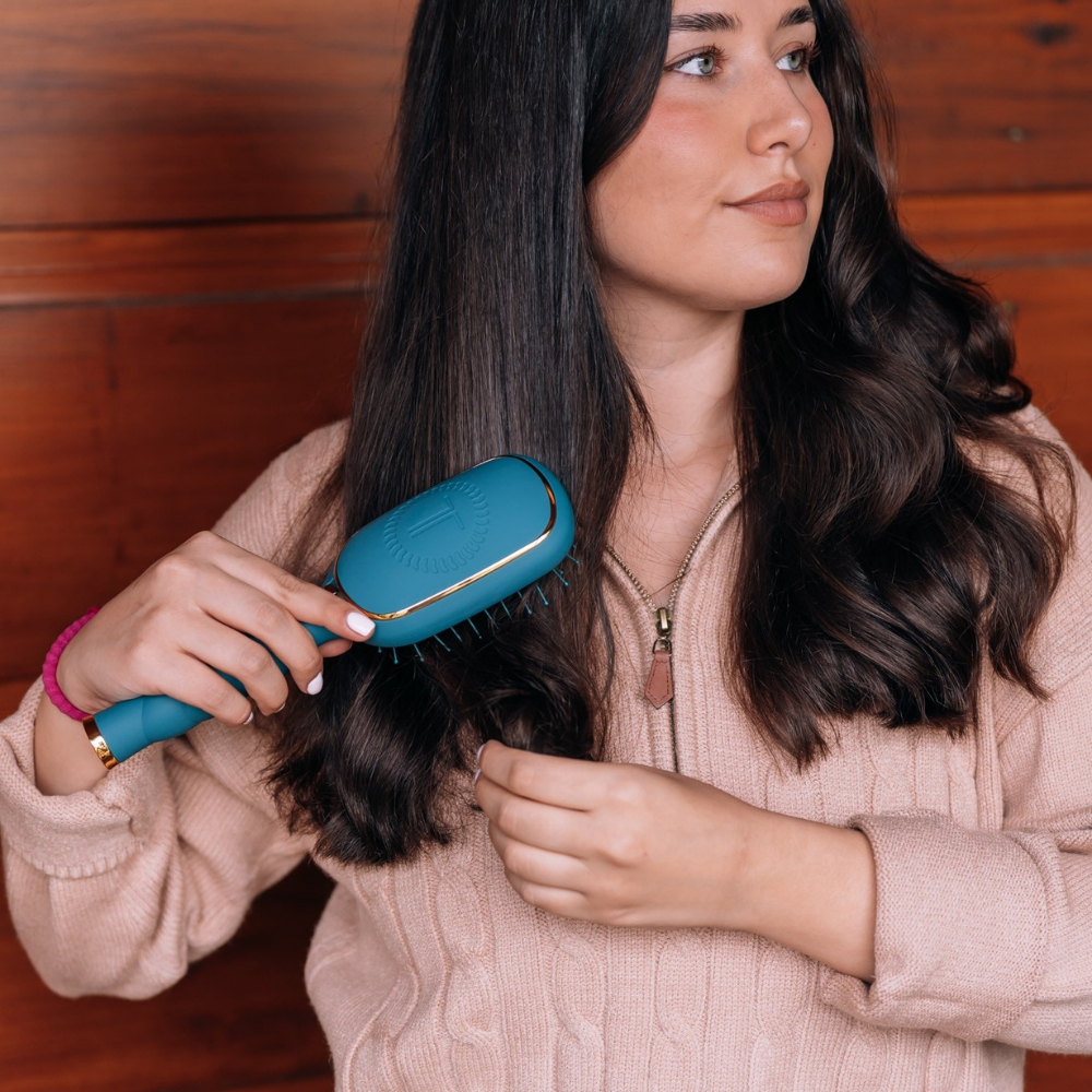 TELETIES - Detangler Fine Hair - Teal With It