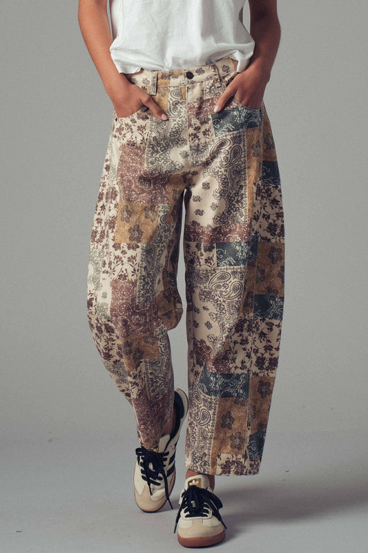 Boho Patchwork Pants