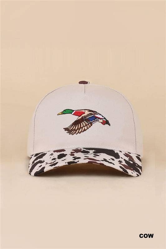 Mallard Two Tone Cotton Hat Zenana Consgt.