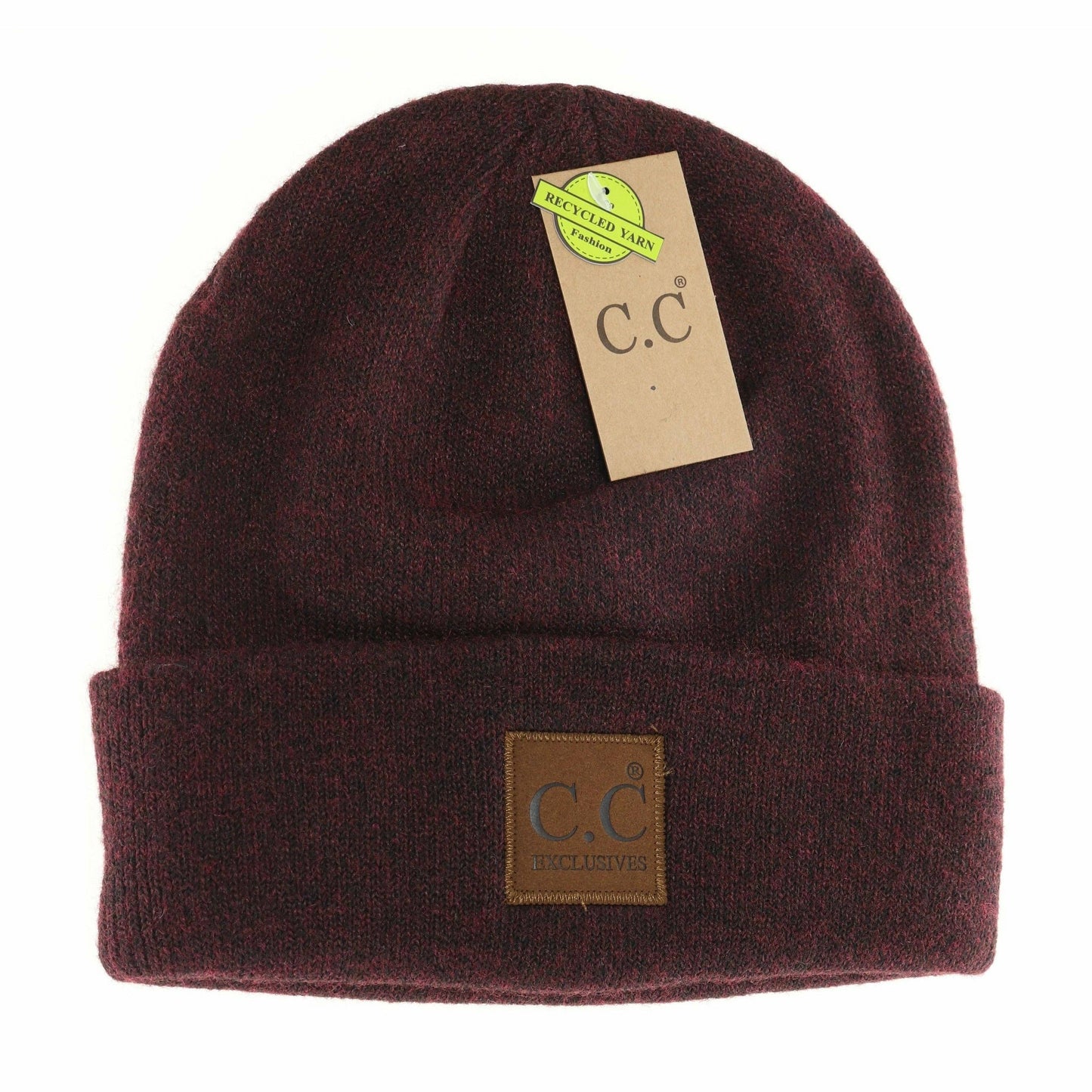 C.C Beanie w/Leather Patch