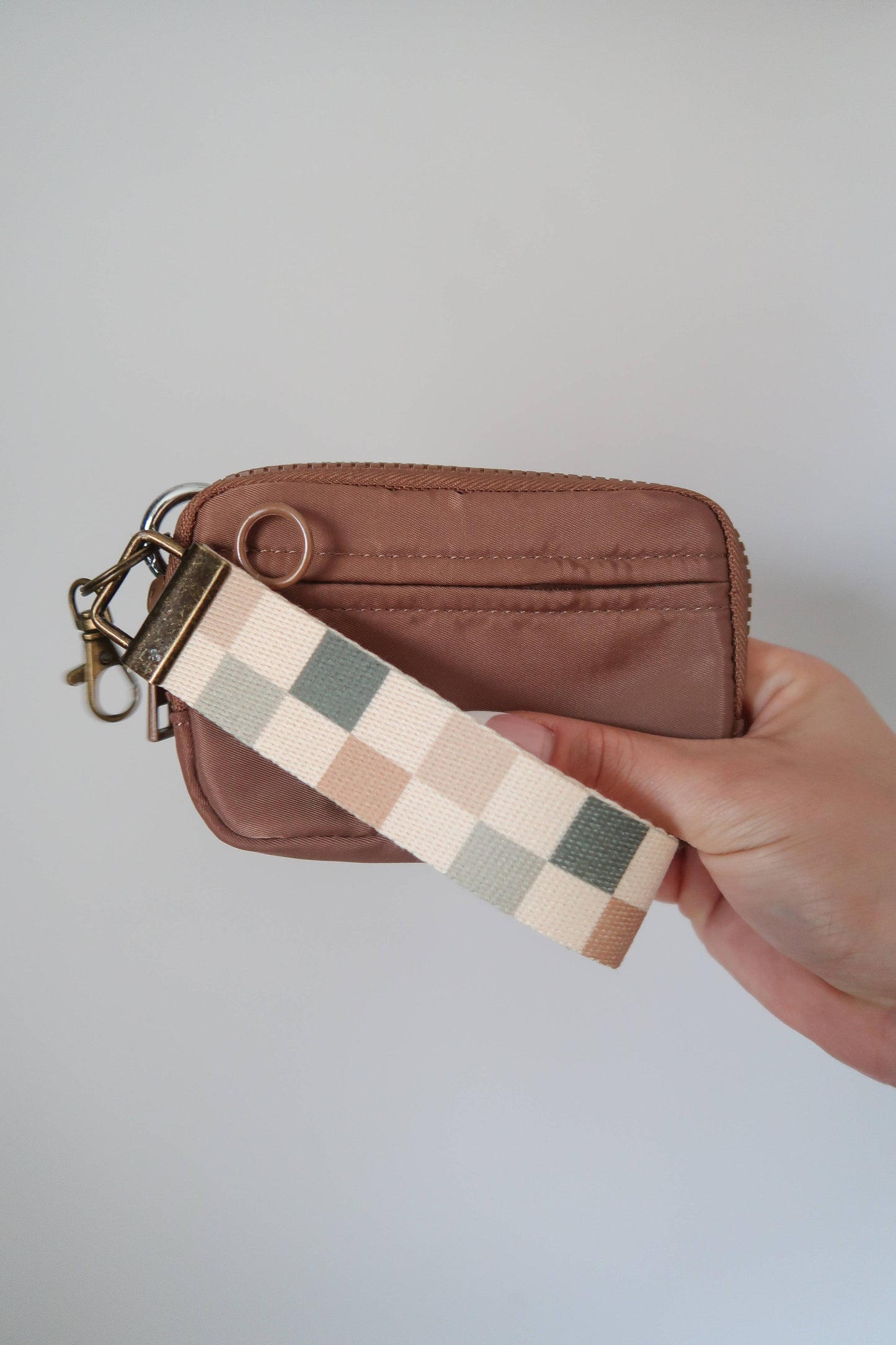 Canvas Wristlet Keychain