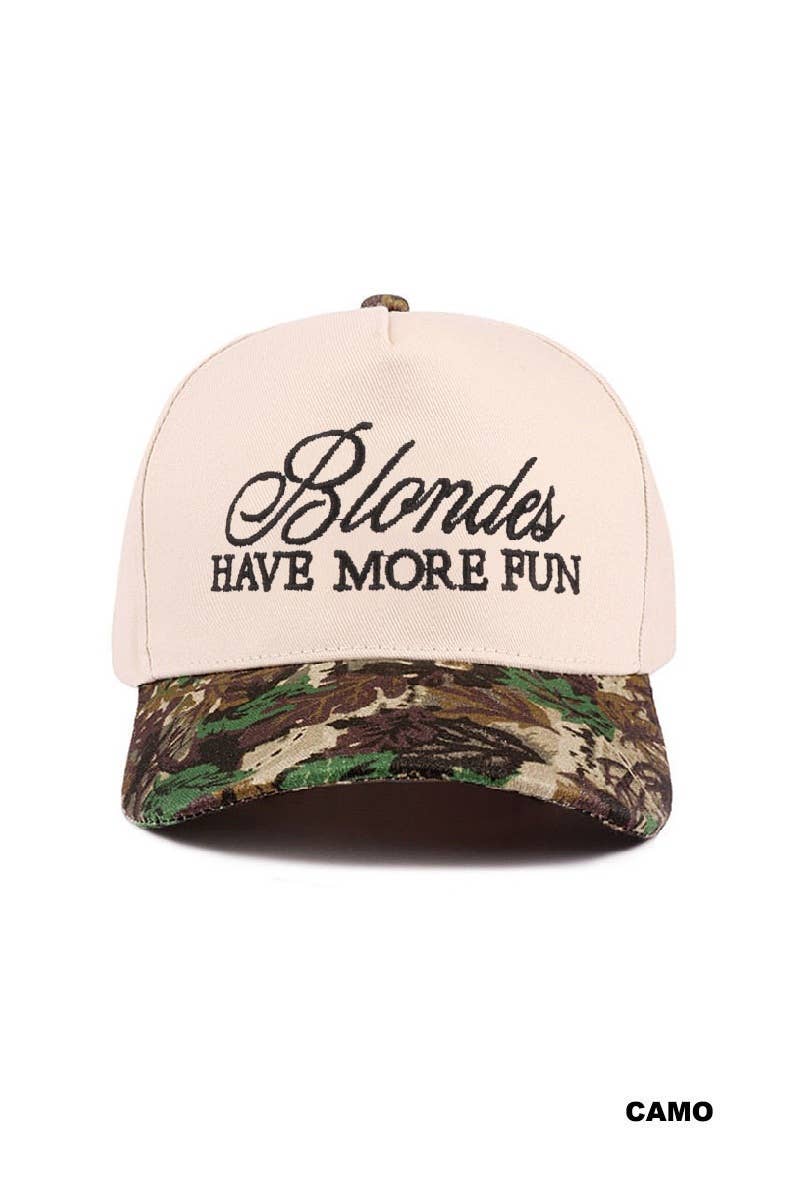 Blondes Have More Fun Hat