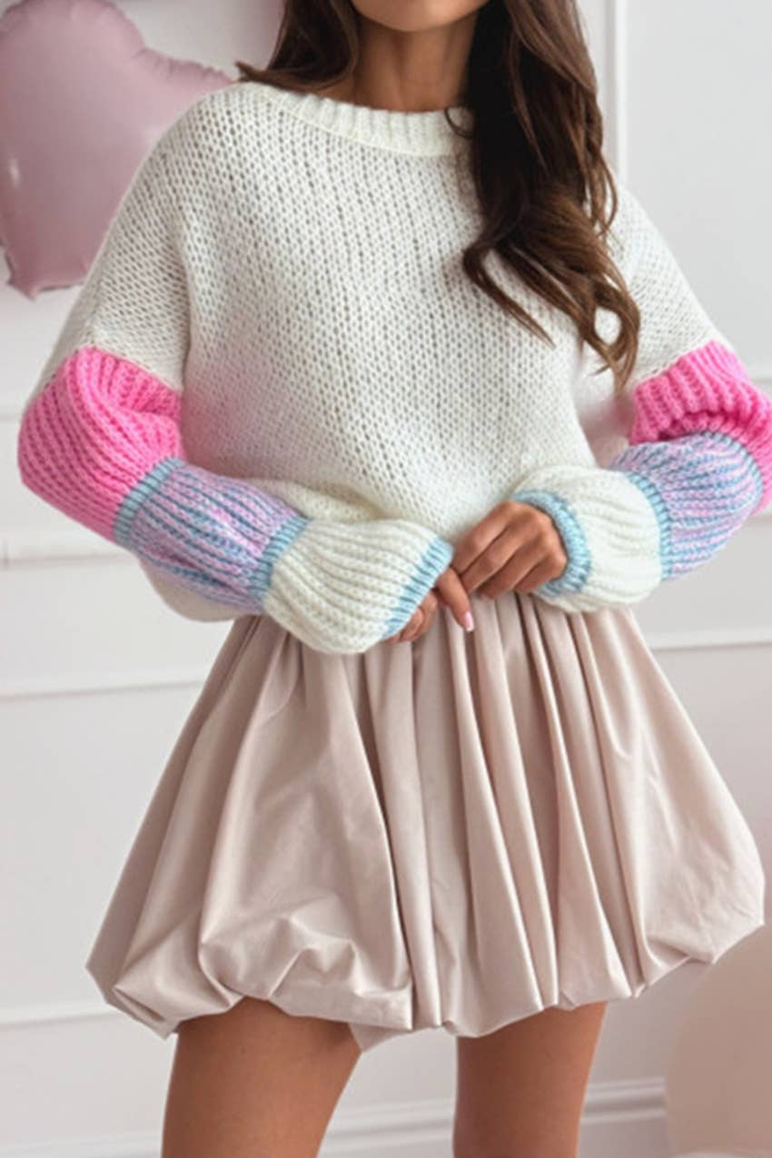 Valentine Colorblock Sweater