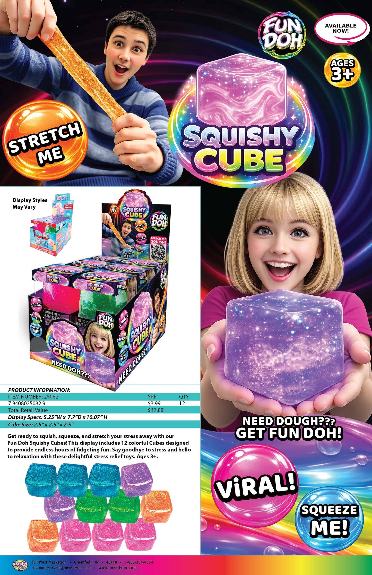 Fun Doh  Sparkle Cube