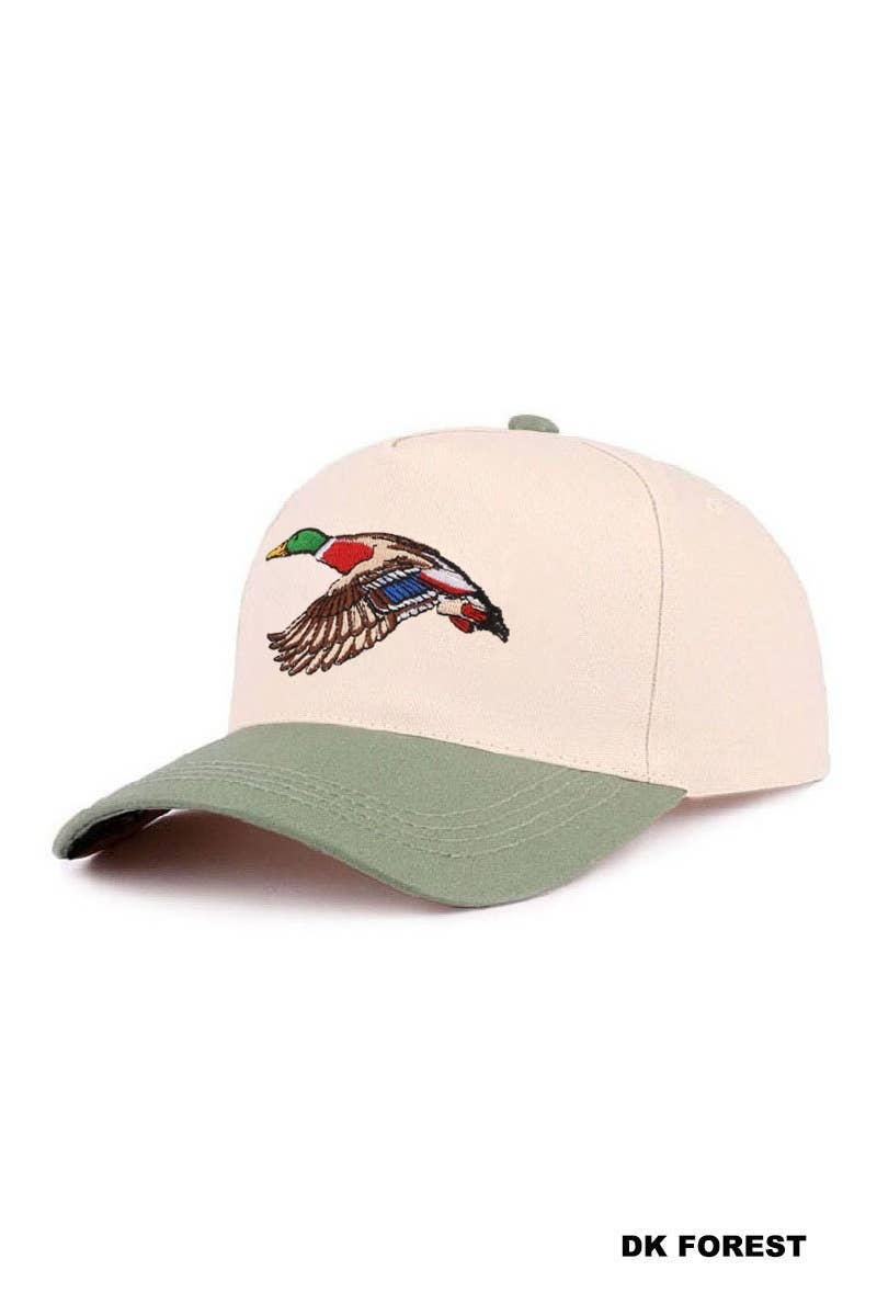 Mallard Two Tone Cotton Hat Zenana Consgt.