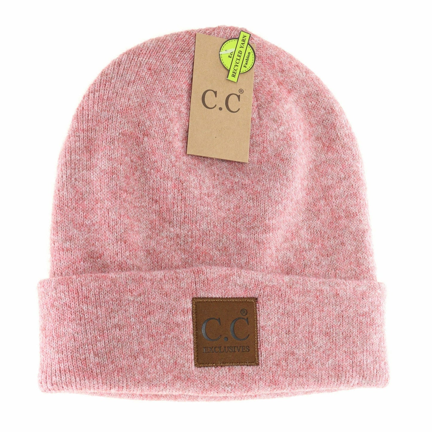 C.C Beanie w/Leather Patch