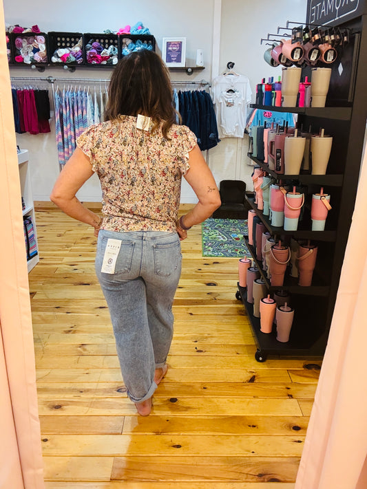 RISEN Barrel Jeans