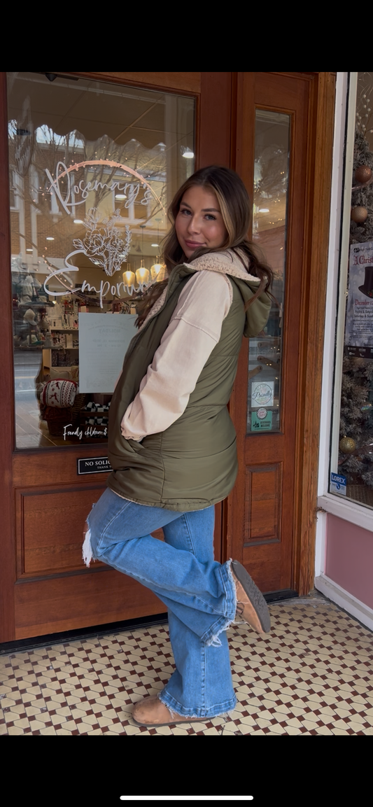 Reversible Midi Vest