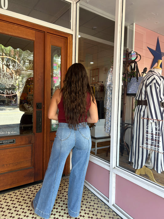 Palazzo Flare Jeans-Judy Blue