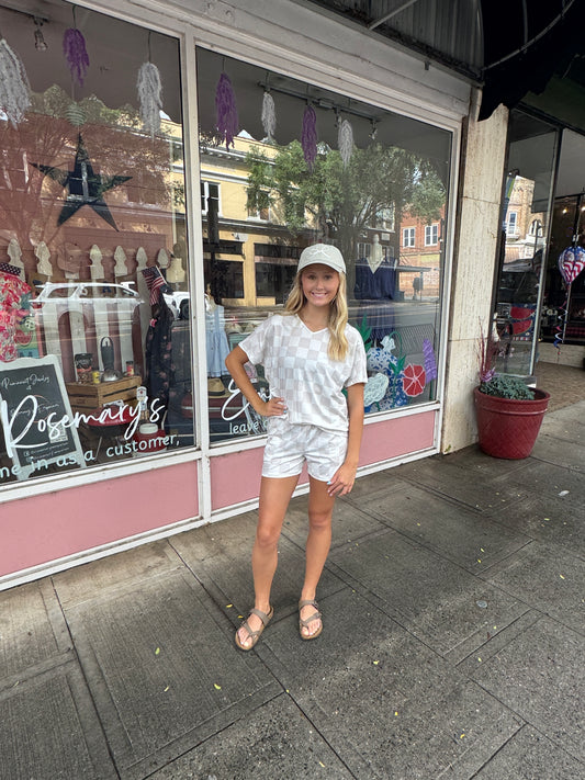 The Sara Checked Out Set