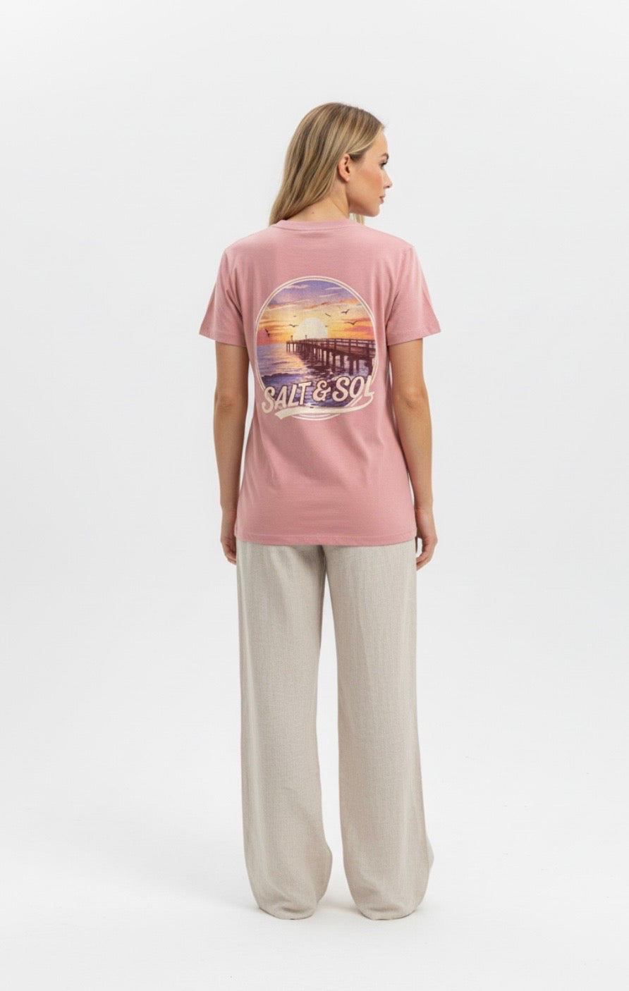 Womens Sunset SS Tee
