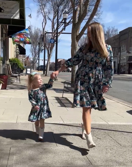 Girls Floral Mommy & Me Dress