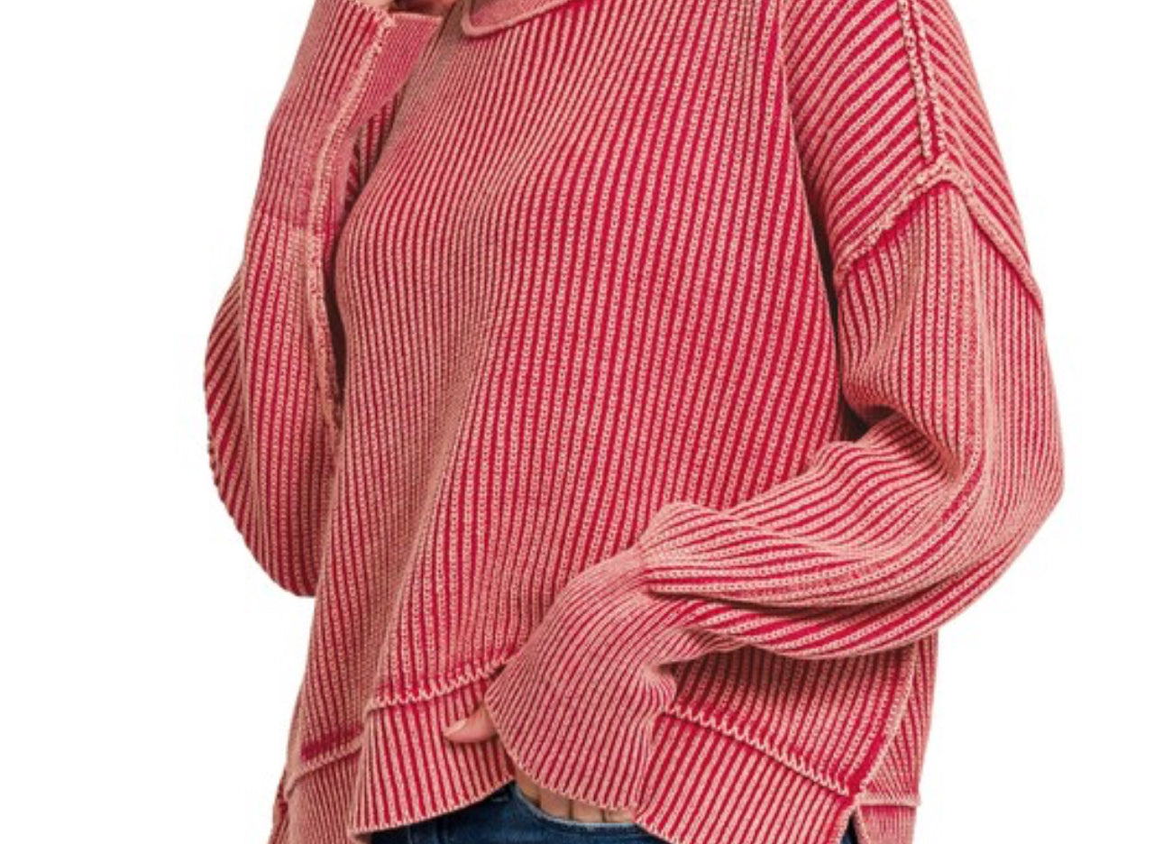 Oversized Cropped Sweater