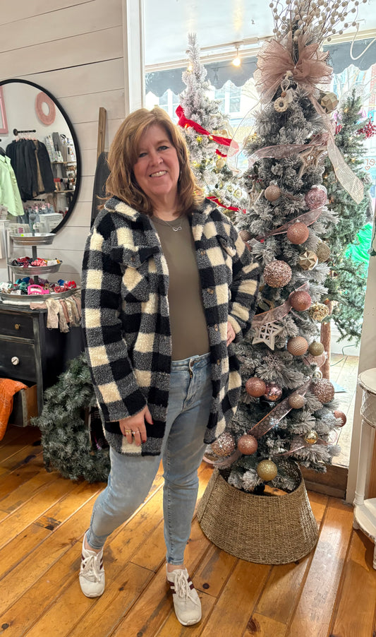 Plush, Long Fleece Shacket