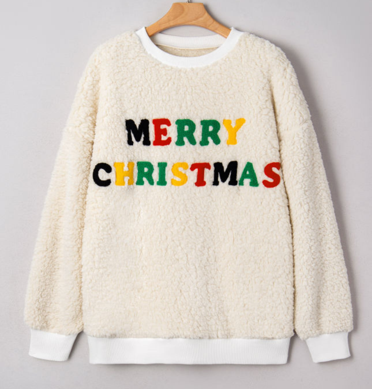 Sherpa Merry Christmas Sweatshirt
