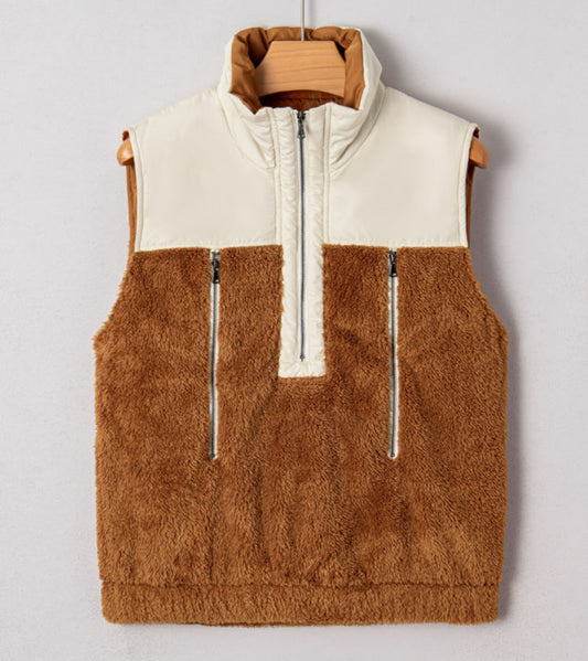 BF: Fawn Fleece Vest