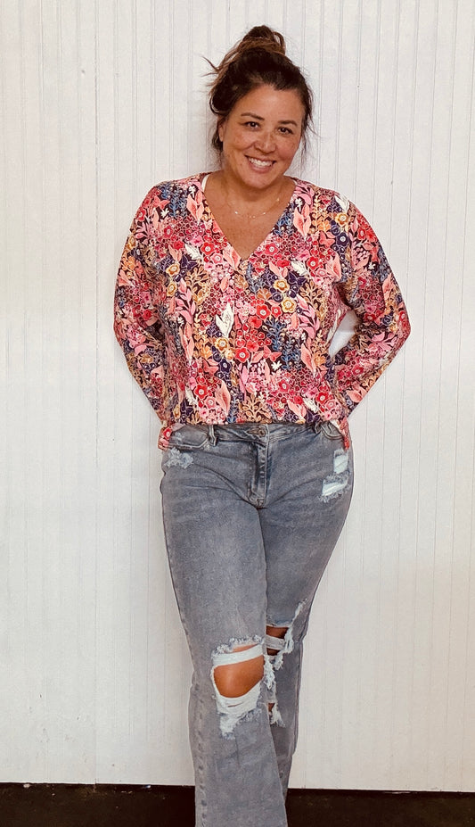 The Katherine Floral Blouse