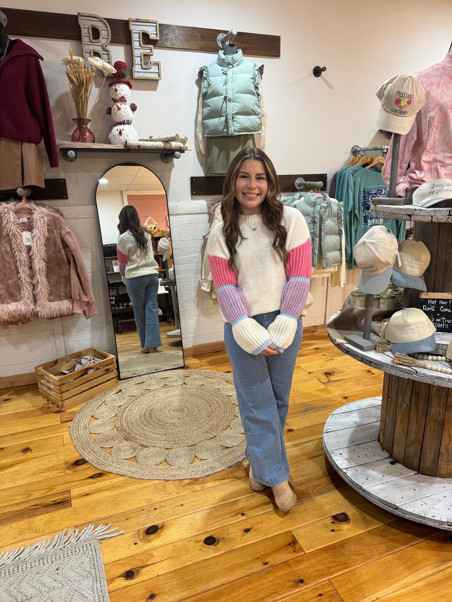 Valentine Colorblock Sweater
