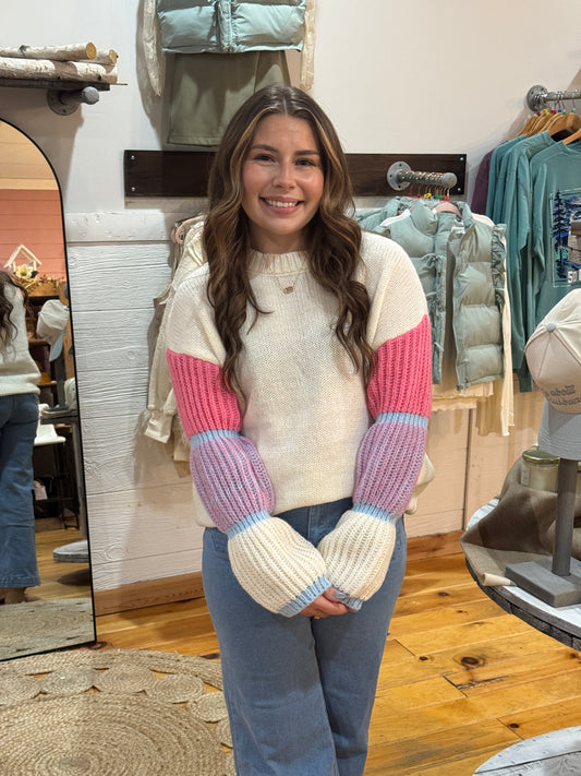 Valentine Colorblock Sweater