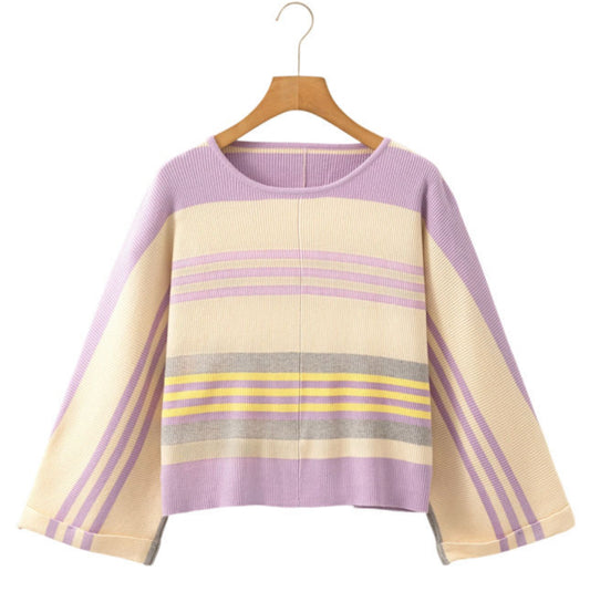 The Hyacinth Cropped Spring Sweater