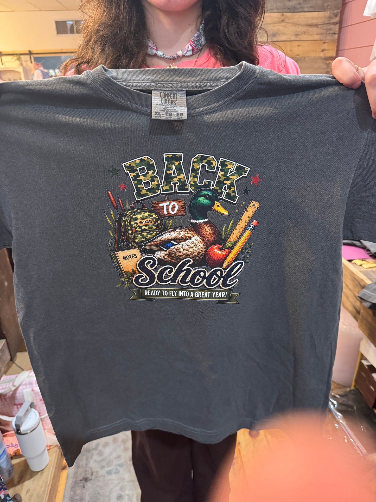Back to School Mallard-Youth Tees