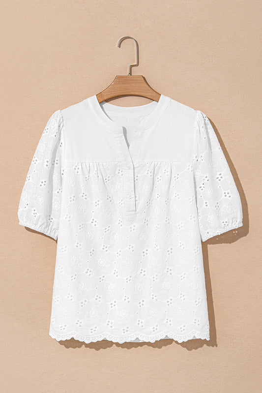 The Jess Spring Eyelet Top