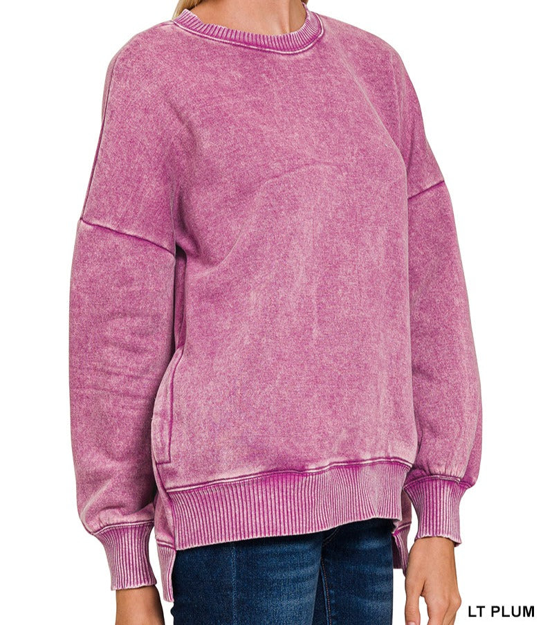 The Nicole Acid Washed Sweatshirt