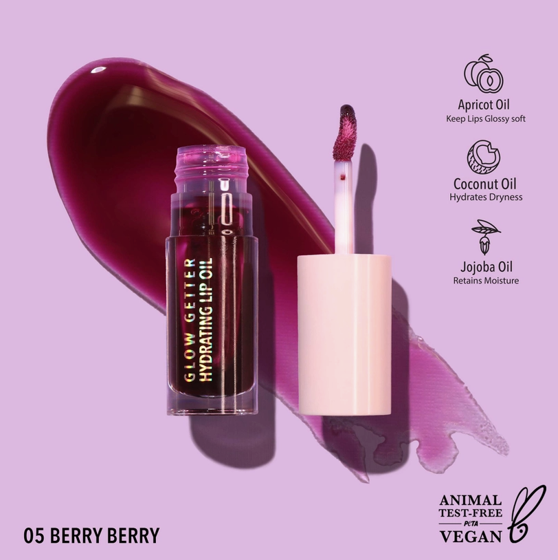 Moira-Lip Oil (05, Berry Berry)