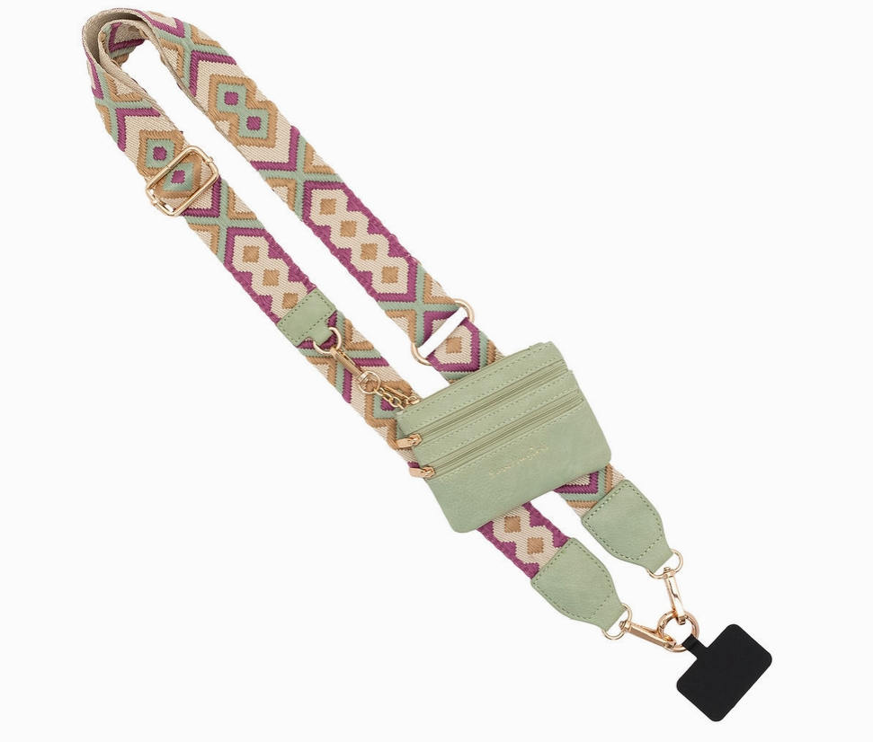 Clip & Go Crossbody Strap with Pouch