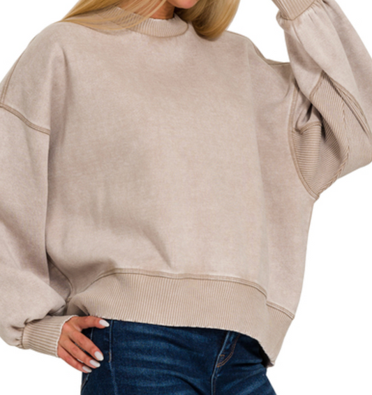 The Izzy Cropped Sweatshirt