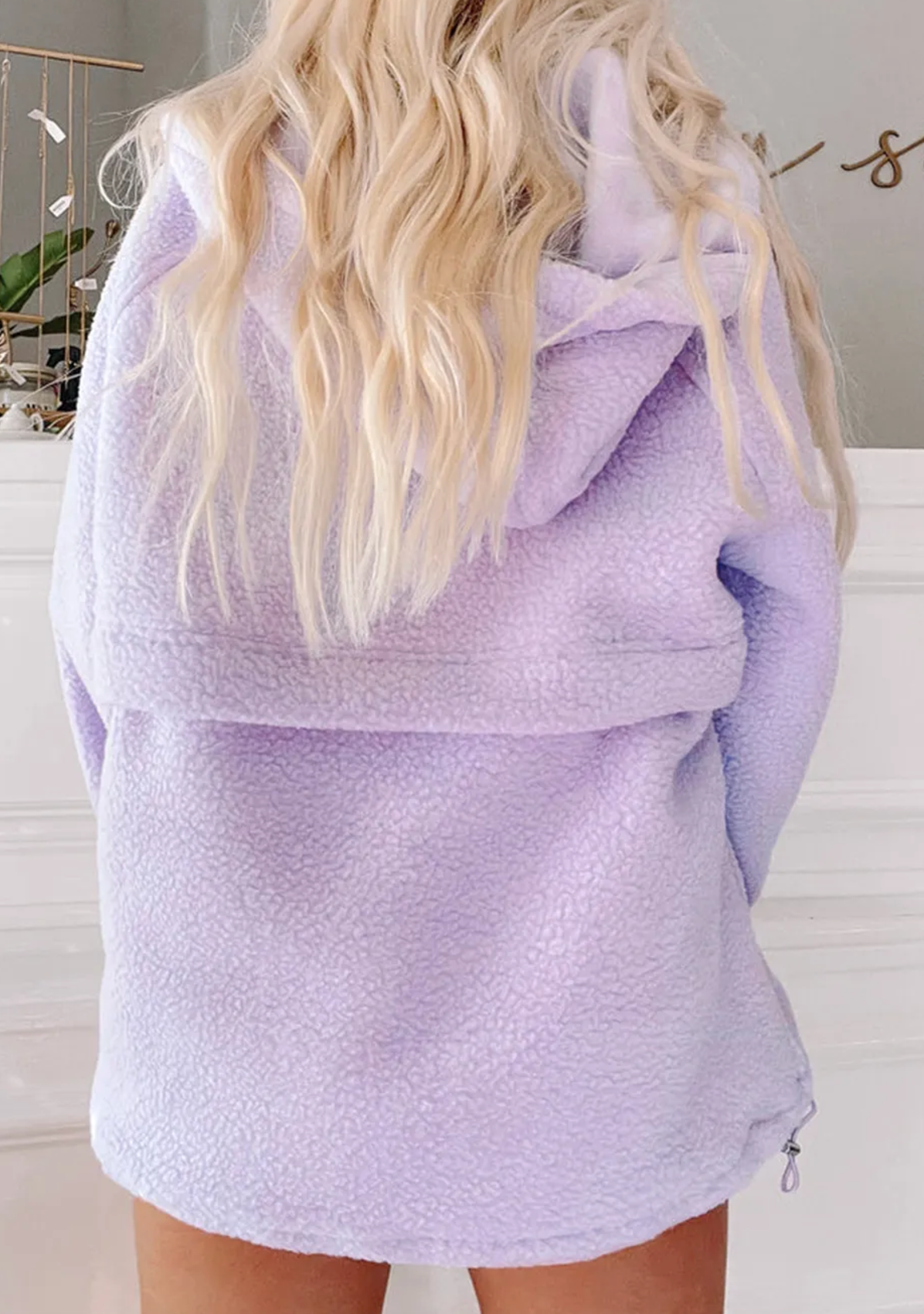 Fleece 1/4 Zip - Lavender