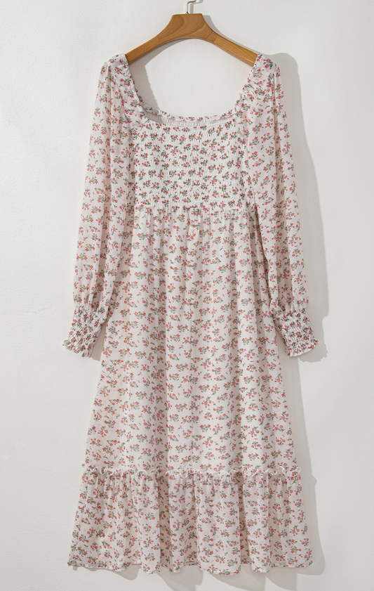 The Angel Floral Midi Dress
