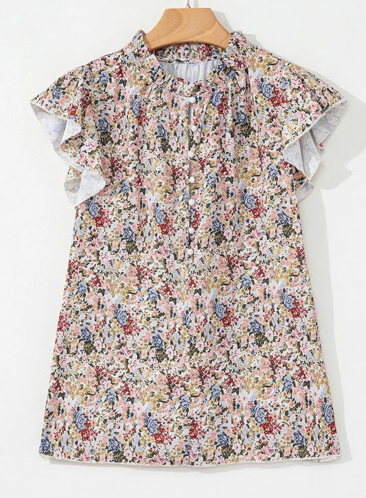 Boho Fall Florals Top