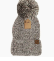 CC Feather Knit Beanie