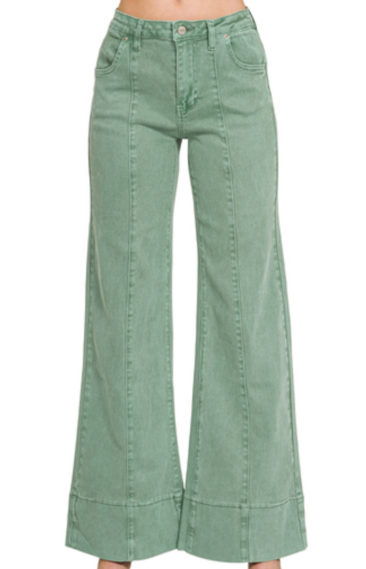 Wide Leg Spring Denim