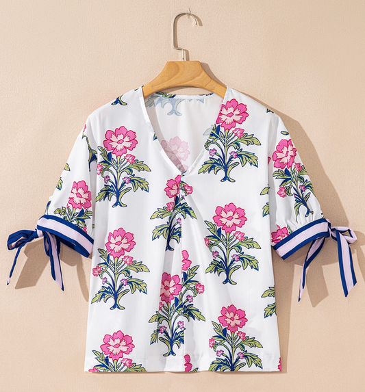 The Sally Floral Top