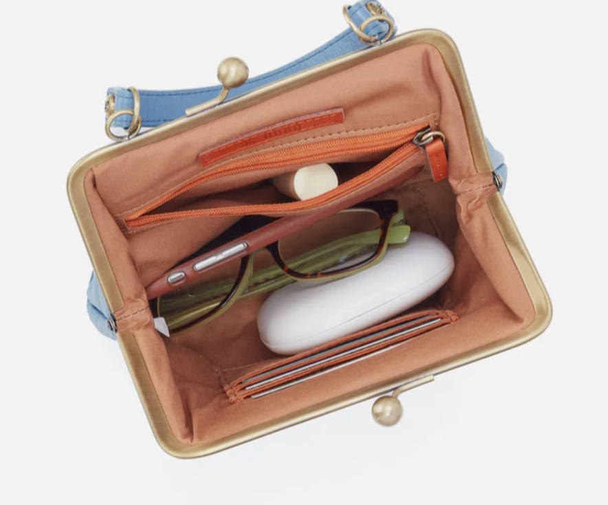 Hobo: Alba Crossbody-Faded Denim