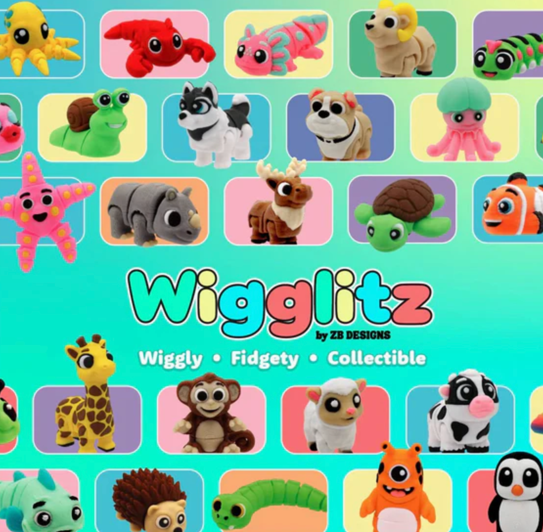 Wigglitz3D Printed Toys