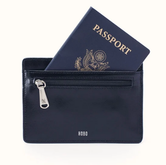 Hobo Euro Slide Card Case-Rosewood