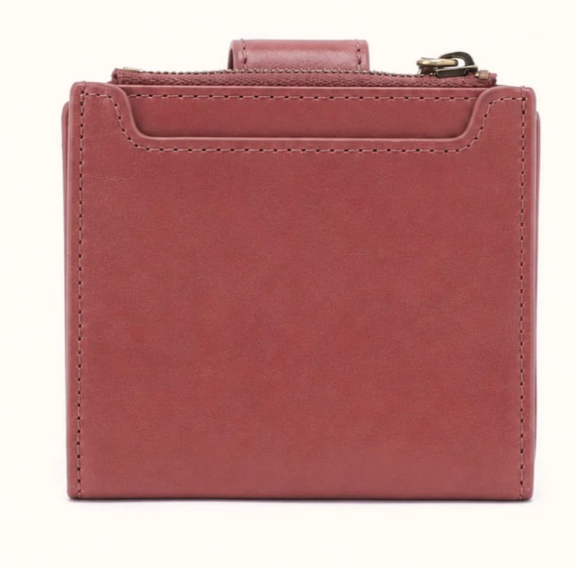 Hobo: The Dunn Mini Wallet-Rosewood