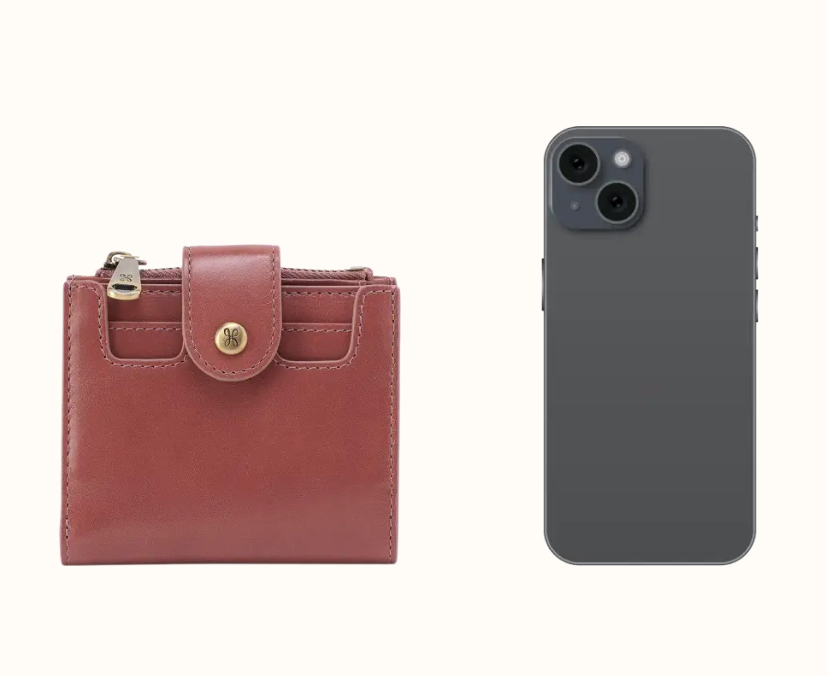 Hobo: The Dunn Mini Wallet-Rosewood