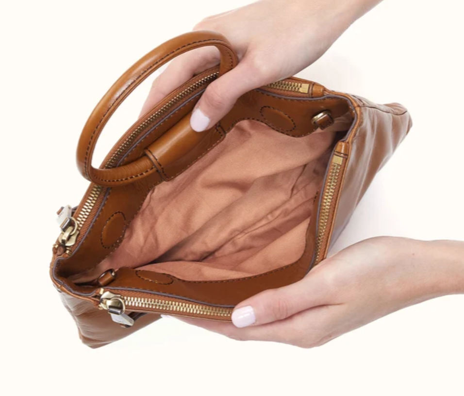 Hobo: Sable Crossbody-Truffle