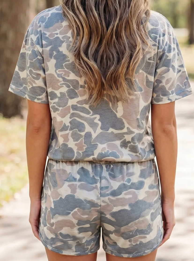 Camo Short Set-2 pc.